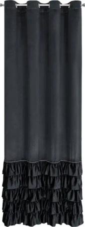 Eurofirany Vorhang Velvet Vorhänge Rüschen 140x250