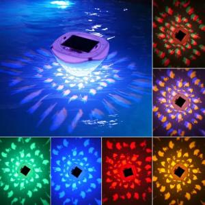 ZEUOPQ Pool-Lampe Solar Poolbeleuchtung Schwimmende LED