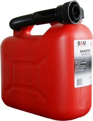 Systafex® Benzinkanister 5L Kraftstoffkanister mit Ausgießer