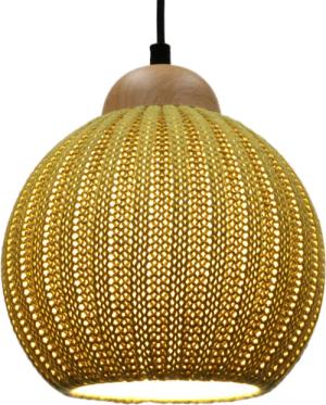 Guru-Shop Deckenleuchten Moderne Deckenleuchte aus gestrickter