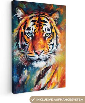 OneMillionCanvasses® Leinwandbild Tiger - Tiere -
