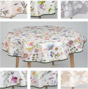 laro Tischdecke laro 140cm runde Wachstuchtischdecke