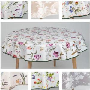 laro Tischdecke laro 140cm runde Wachstuchtischdecke
