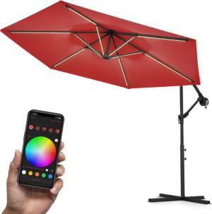Swing&Harmonie Sonnenschirm mit RGB Beleuchtung LED