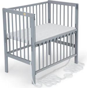 FabiMax Beistellbett Flex grau, 2in1, Beistellbett