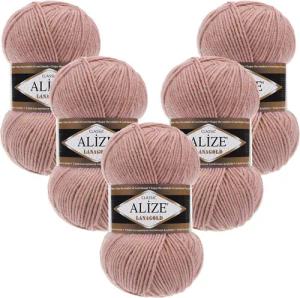 Alize 5 x ALIZE Lanagold Häkelwolle,