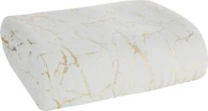 Wohndecke MARMOR, Eurofirany, 150x200 goldenes Marmor-Muster,