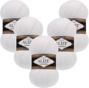 Alize 5 x ALIZE Lanagold Häkelwolle,