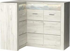 Lomadox Kommode INGENIO-161, Eckschrank Sideboard mit
