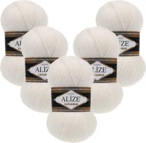 Alize 5 x ALIZE Lanagold Häkelwolle,