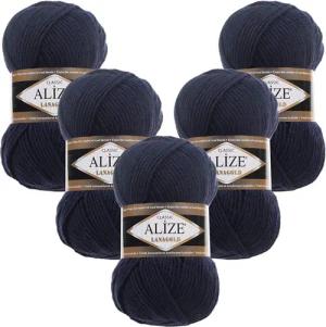 Alize 5 x ALIZE Lanagold Häkelwolle,