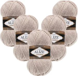Alize 5 x ALIZE Lanagold Häkelwolle,