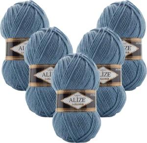 Alize 5 x ALIZE Lanagold Häkelwolle,