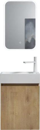 doporro Badmöbel-Set mit Waschbecken Waschtischunterschrank Wandmontage
