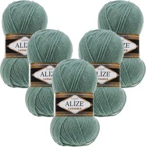 Alize 5 x ALIZE Lanagold Häkelwolle,