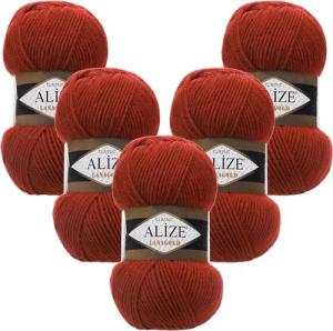 Alize 5 x ALIZE Lanagold Häkelwolle,
