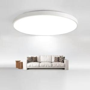 JDONG LED Deckenleuchte Flach Rund Weiß