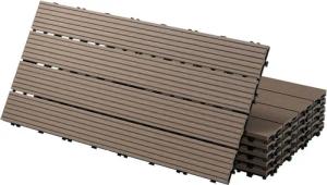 ECD Germany Terrassendielen WPC Bodenplatte Terrassenfliesen
