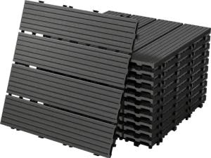 ECD Germany Terrassendielen WPC Terrassenfliesen mit