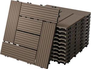 ECD Germany Terrassendielen WPC Terrassenfliesen mit