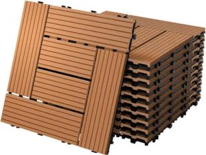 ECD Germany Terrassendielen WPC Bodenplatte Terrassenfliesen