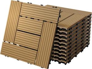ECD Germany Terrassendielen WPC Terrassenfliesen mit