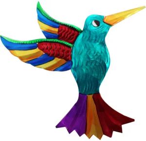 mitienda Wanddekoobjekt Wanddeko Kolibri türkis, Dekoanhänger