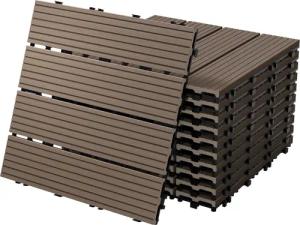 ECD Germany Terrassendielen WPC Terrassenfliesen mit