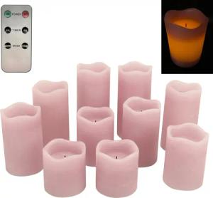 Online-Fuchs LED-Kerze 10er Set LED Stumpenkerzen