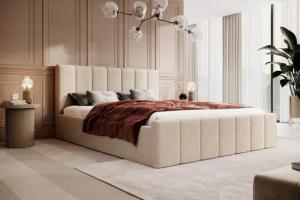 Compleo Polsterbett Boucle FLAV Stauraumbett, Doppelbett,