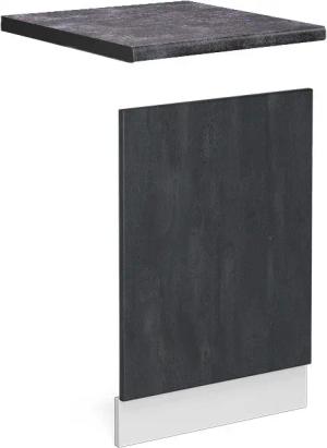 Vicco Frontblende R-Line, Schwarz Beton/Weiß, 45