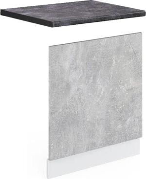 Vicco Frontblende R-Line, Beton/Weiß, 60 cm,