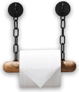 DEKAZIA Toilettenpapierhalter ohne Bohren, WC Papierhalter