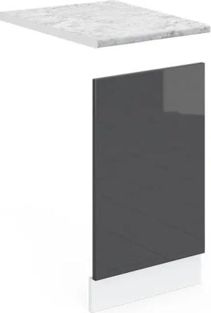 Vicco Frontblende R-Line, Anthrazit Hochglanz/Weiß, 45