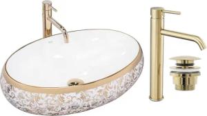GTM Design Aufsatzwaschbecken MARGOT Glanz Modern