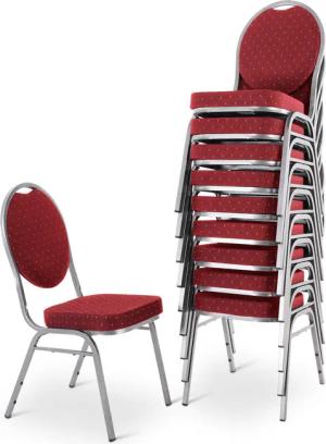 Raburg Stapelstuhl Bankettstuhl, stapelbar, für Konferenz,