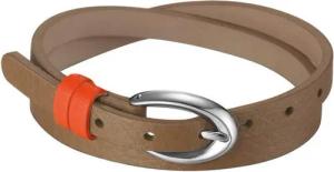 Esprit Armband Rio Caramel Brown, aus Leder, Edelstahl, Braun, Dornschließe, 38cm lang