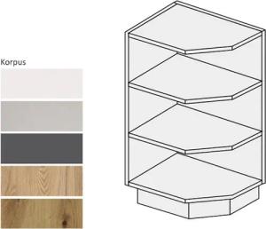 Feldmann-Wohnen Unterschrank (1-St) 30cm Farbe wählbar