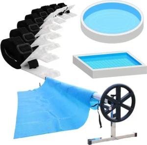 Mucola Poolverdeck Aufrollvorrichtung Pool Aufroller Solarfolie