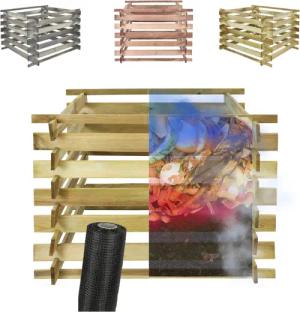 Modo24 Komposter KMP Holzkomposter 600 l