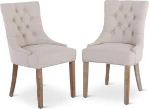 Raburg Esszimmerstuhl Polsterstuhl mit Chesterfield-Design, Beine