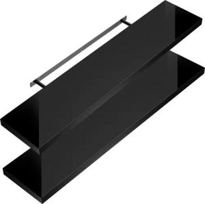 Casaria Wandregal, Schwarz Hängeregal mit Halterung