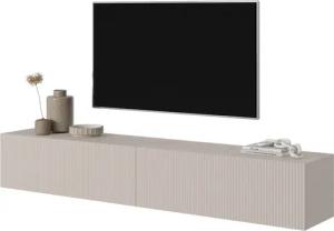 Selsey TV-Schrank VELDIO 2 grifflose, geriffelte