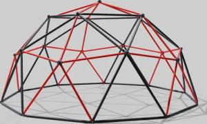 VESKA Klettergerüst Dome Climber Kinder Kletterkuppel