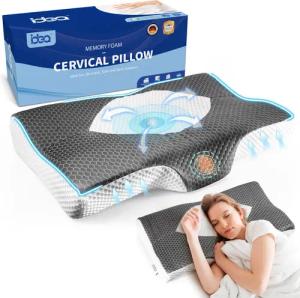 Esun Kopfkissen Kopfkissen, Ergonomisches Memory Foam