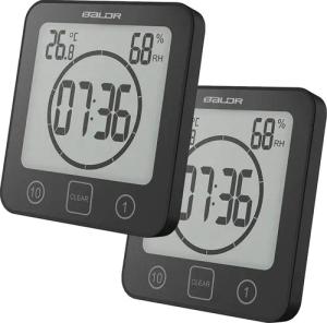BlingBin Badezimmeruhr Digital Wecker Bad Uhr,