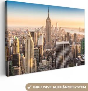 OneMillionCanvasses® Leinwandbild New York - Nebel