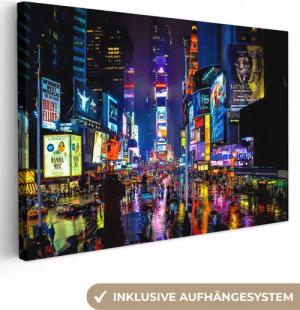 OneMillionCanvasses® Leinwandbild New York - Regen