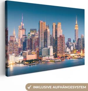 OneMillionCanvasses® Leinwandbild New York - Wasser