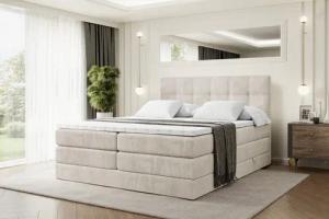ALTDECOR Boxspringbett MARCE KING (Multipocket-Matratze H4,